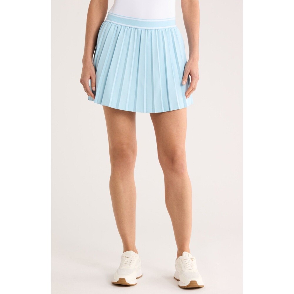 Peter Millar Mickey Women’s Pleated Skort Size L NWT Blue UPF 50+ Sun Protection